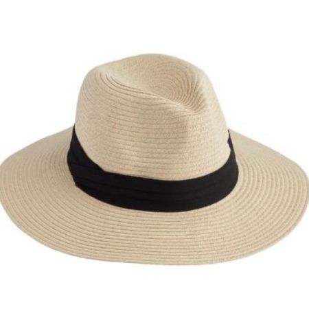 Panama hat with black strap  

#LTKSeasonal #LTKstyletip #LTKunder50