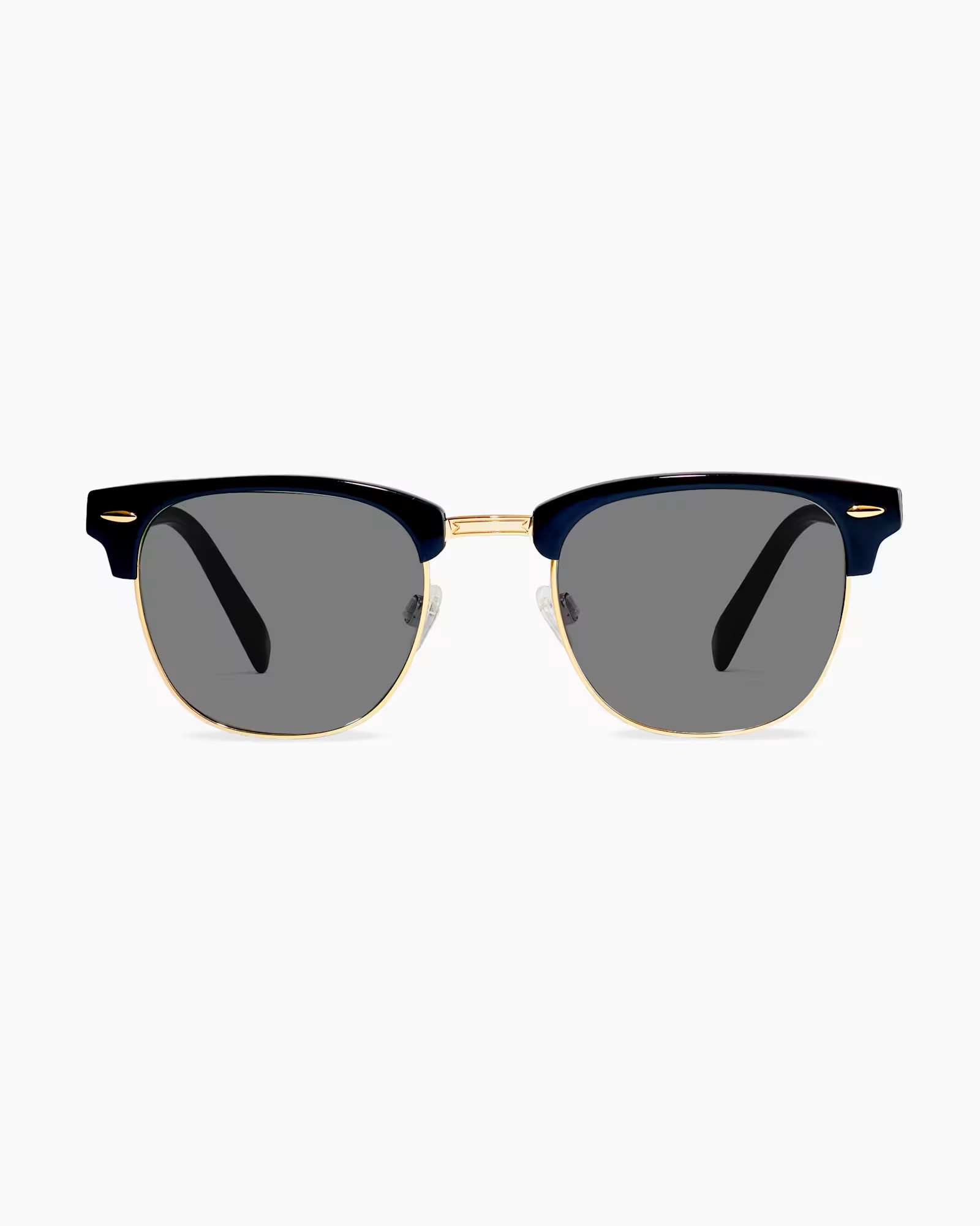 Avery Polarized Acetate Sunglasses in Black With Green Lens | Quince