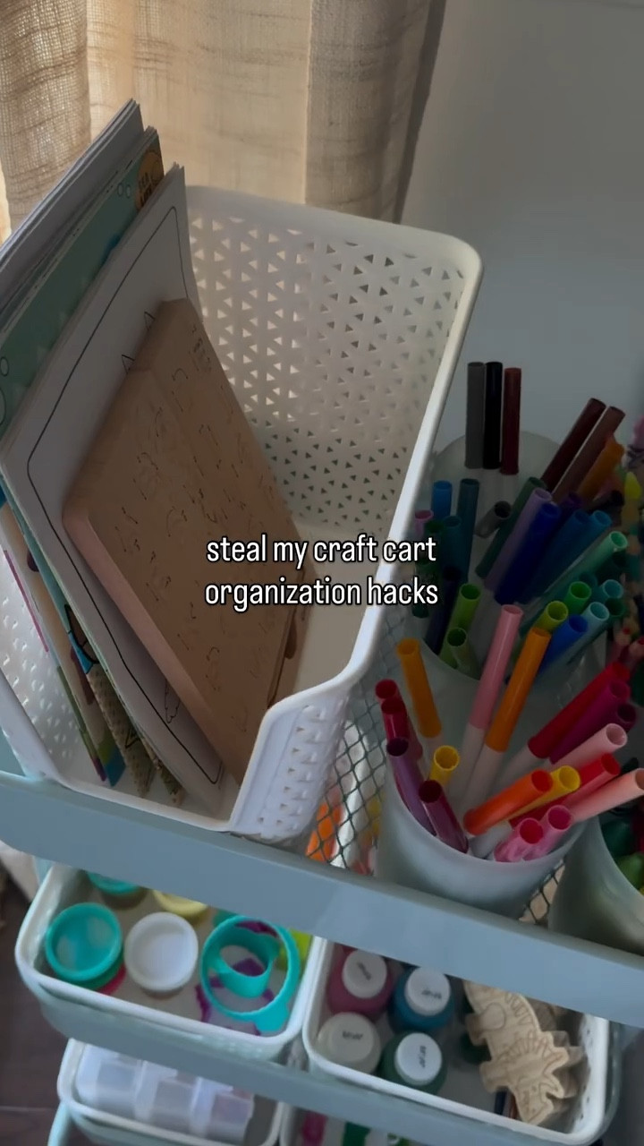 Craft organization to spark creativity? Yes, please! Now, I know this isn’t for everyone, and trust me, after I filmed this, I quickly realized that having paints this easily accessible was a bad idea, and they got put away in the cabinet, BUT, my son WANTED to color, and draw, and play with Play-Doh. That’s huge!! Having all of his craft essentials easy accessible has been a game-changer. Plus, he draws me the cutest pictures for the fridge now. 🤗🥹

Comment SHOP below to receive a DM with the link to this post on my LTK ⬇ https://liketk.it/4NCuN #ltkkids

#aclassyfashionista #craftcart #kidscraft #craftorganization
