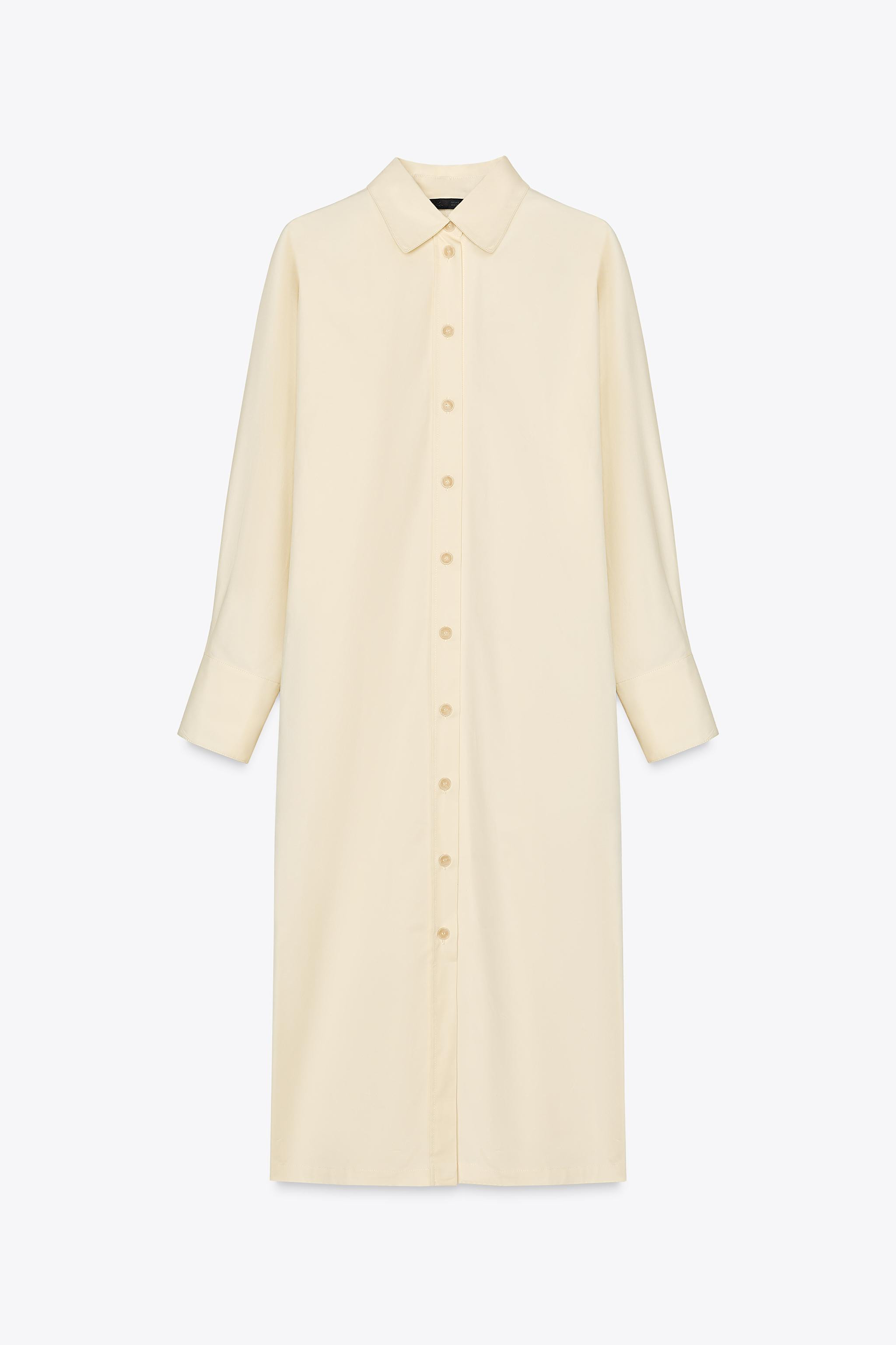 ZW COLLECTION POPLIN SHIRTDRESS | Zara US