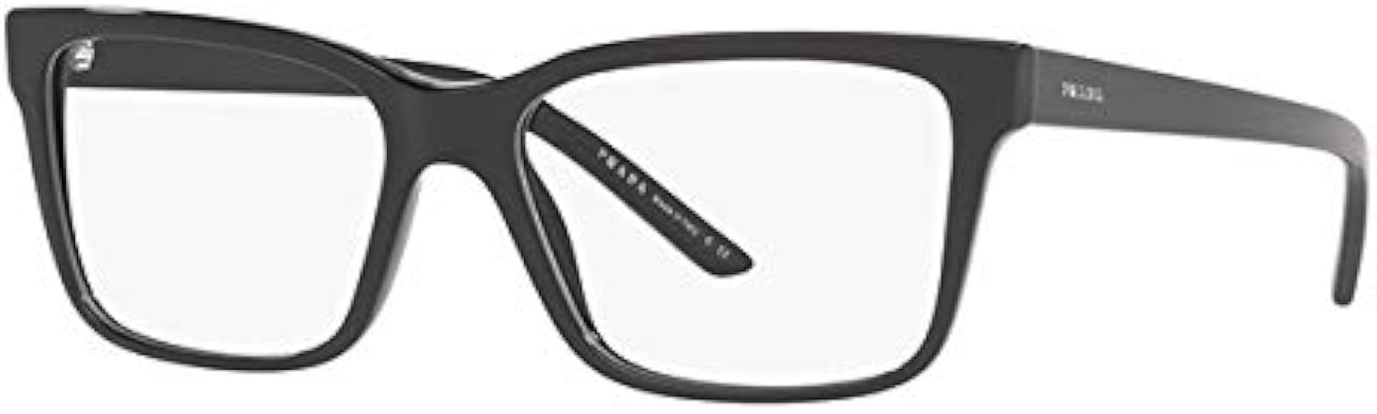 Prada Sunglasses Black Frame, Transparent Lenses, 54MM | Amazon (US)