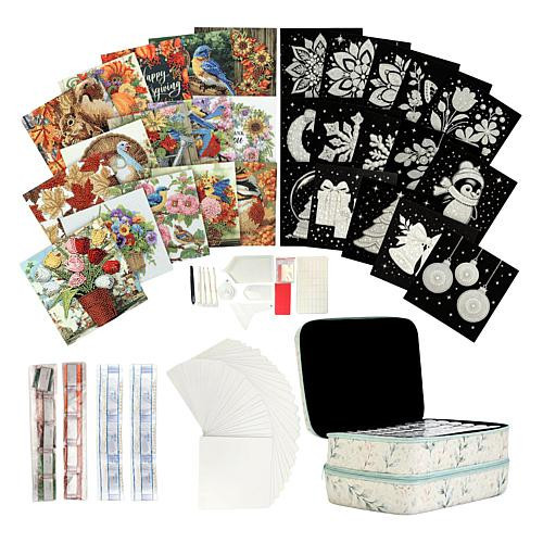 Craft Buddy Crystal & Pearl Art Greeting Cards Auto-Ship® | HSN