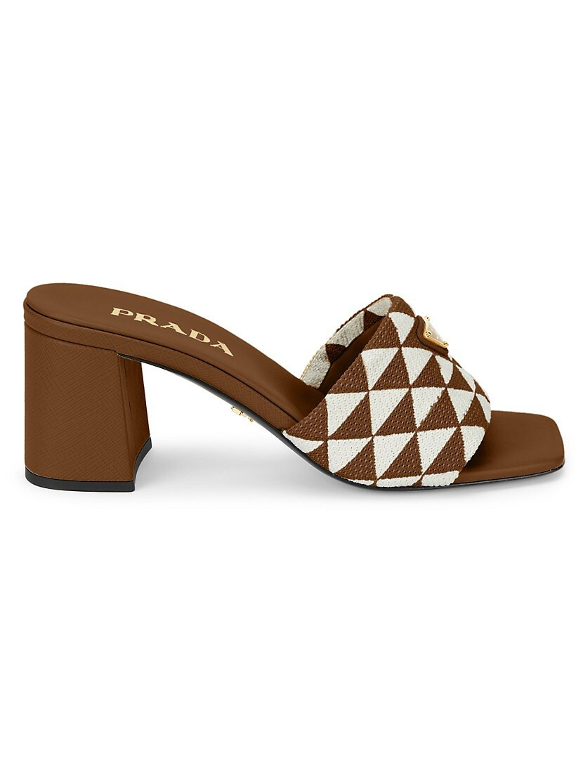 Triangolo Jacquard Mules | Saks Fifth Avenue