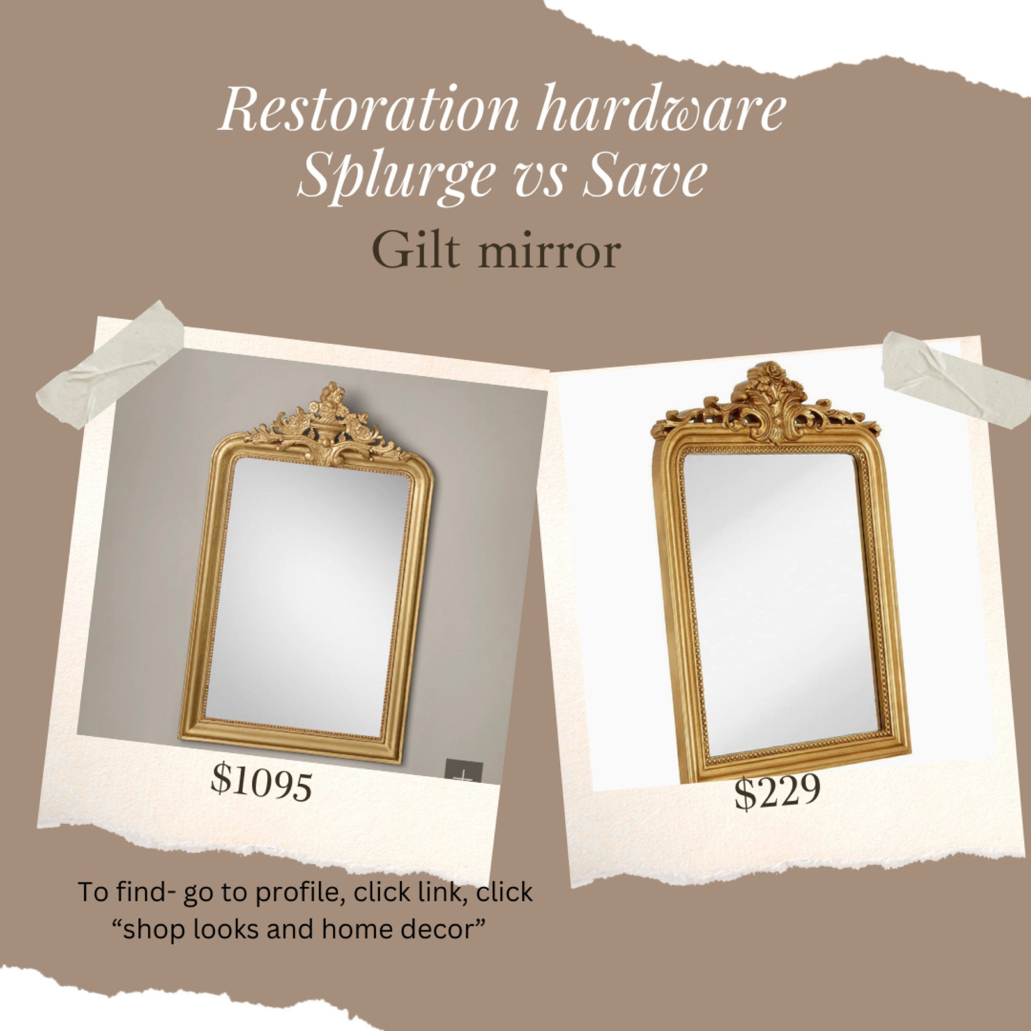 One of the best restoration hardware gilt mirror lookalikes and a crazy good price!!! 

Looks for less, home decor, neutral decor, modern decor, arhaus, looks for less, chandelier, accent furniture, accent chair, neutral aesthetic, arhaus, restoration hardware, mantle decor, fireplace decor, entryway mirror 

#LTKstyletip #LTKhome #LTKsalealert