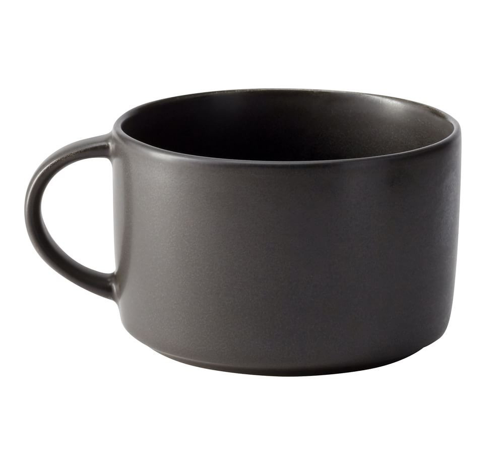 Mason Stoneware Oversized Latte Mugs | Pottery Barn (US)