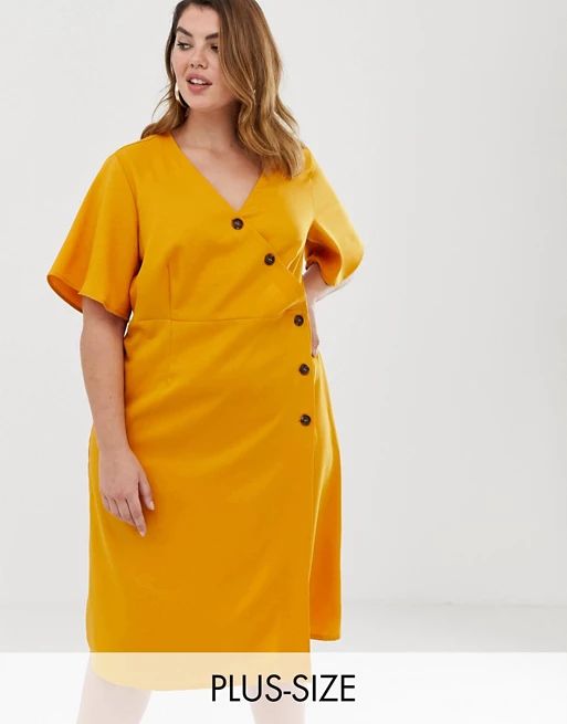 Unique21 Hero button wrap dress | ASOS US