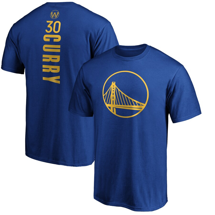 Stephen Curry Golden State Warriors Fanatics Team Playmaker Name & Number T-Shirt - Royal | Fanatics