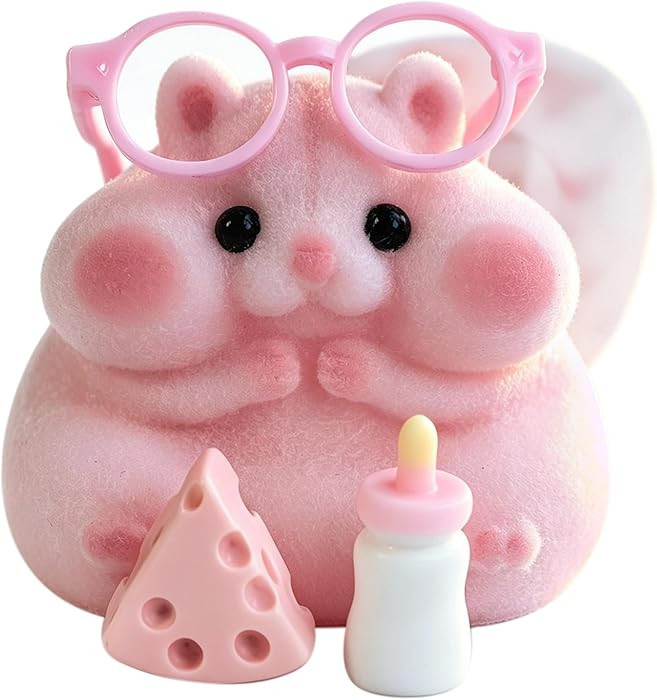 Handmade Taba Squishy Hamster Toy, Cute Squishy Stress Relief Fidget Toy | Amazon (US)