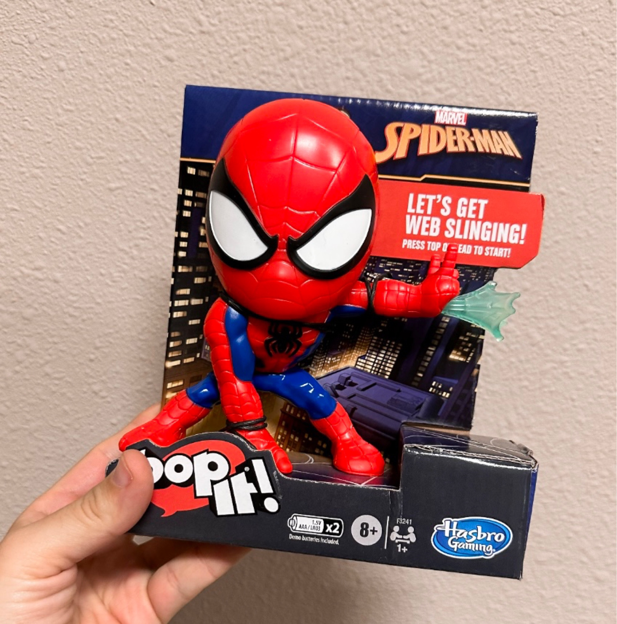 Spider-Man Bop it! Walmart has tons of character Bop It games. How fun for littles!! 

Walmart boy gift / Walmart toys / toddler gift guide / kids gift guide / Spider-Man lover / kids games 

#LTKkids #LTKGiftGuide #LTKparties