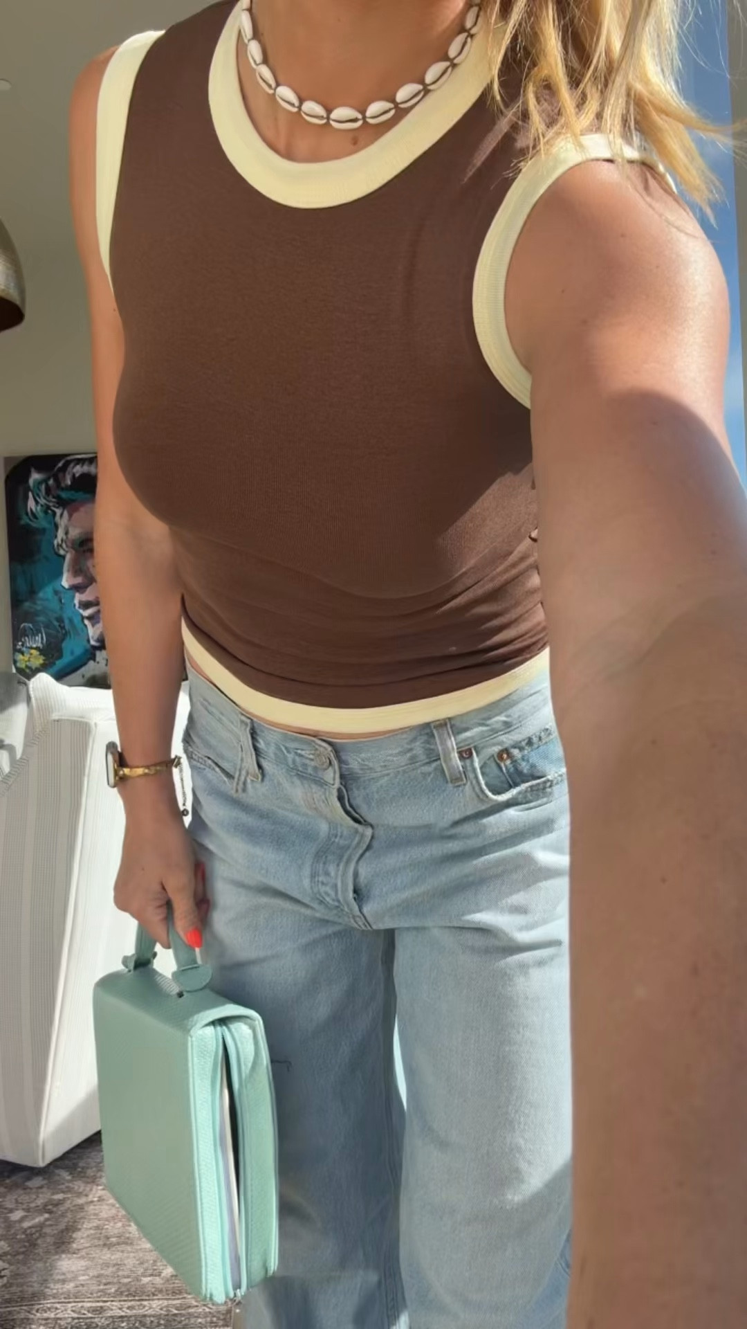 Tank - small 
Jeans - 26 