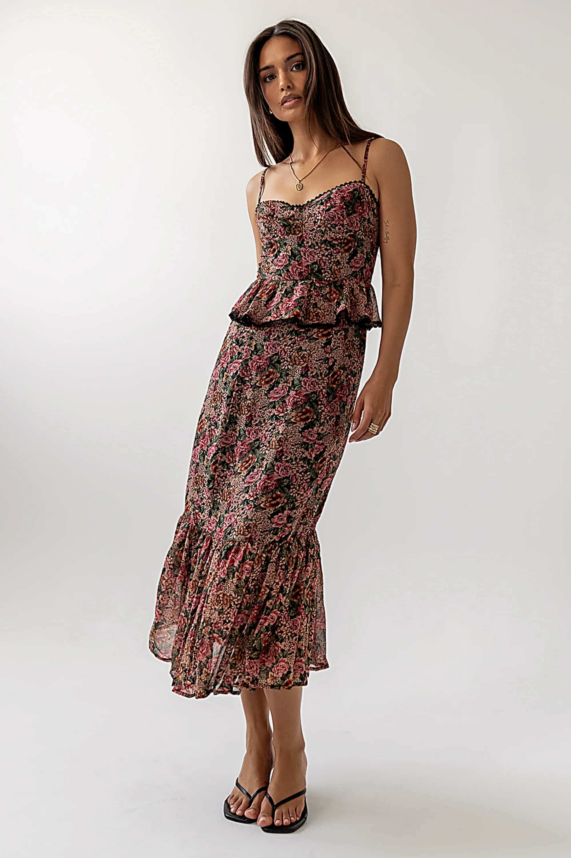 Jennie Floral Midi Dress | Böhme US