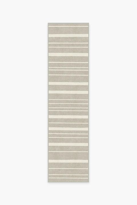 Hudson Stripe Stone Rug | Ruggable