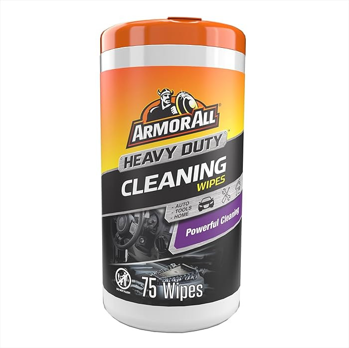 Armor All Heavy Duty Cleaning Wipes, Disposable Car Wipes (75 Count) | Amazon (US)