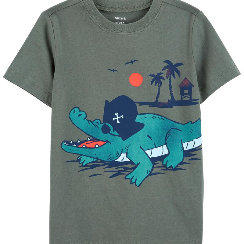 Pirate Alligator Jersey Tee | Carter's