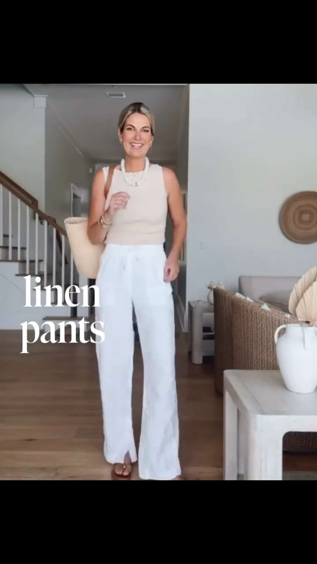 Linen pants to transition into early fall 🙌🏻🙌🏻

#LTKootd #LTKSeasonal #LTKOver40