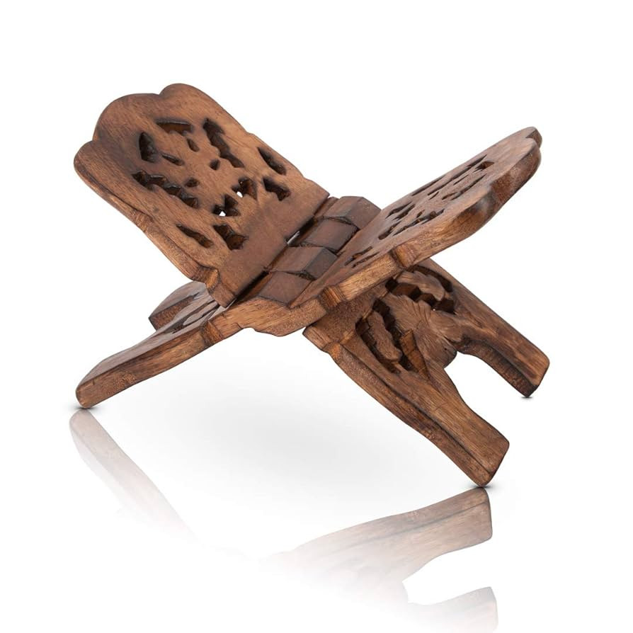 Beautiful Handmade Wooden Prayer Book Display Stand Holder Rehal for Religious Holy Books The Bib... | Amazon (US)