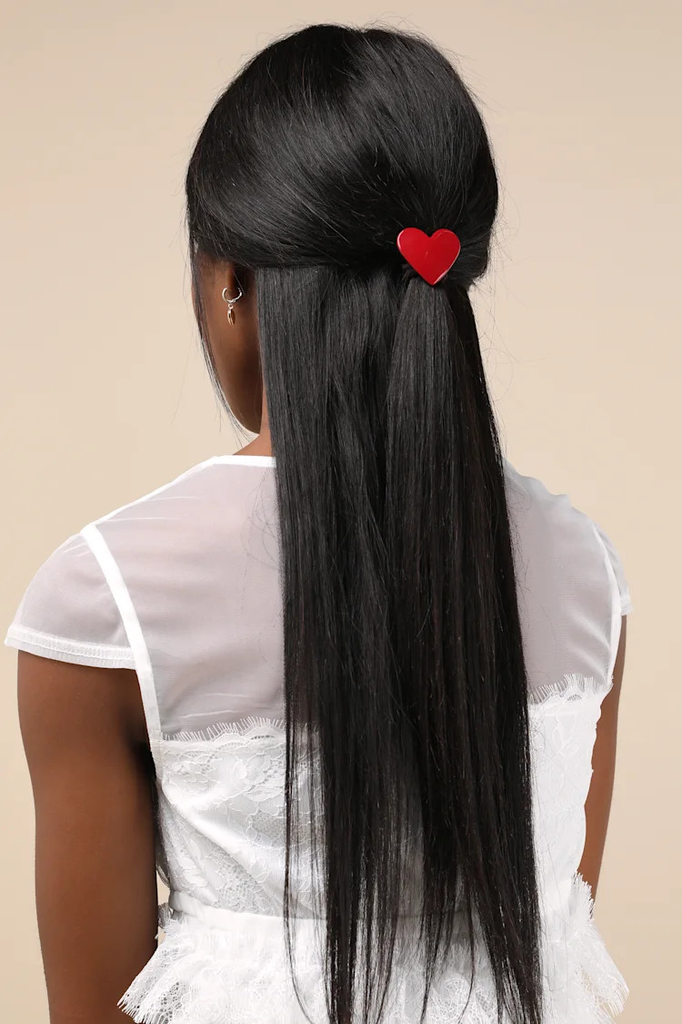 Madlaina Red Marbled Heart Ponytail Holder Set
            Lulus
         $8 | Lulus