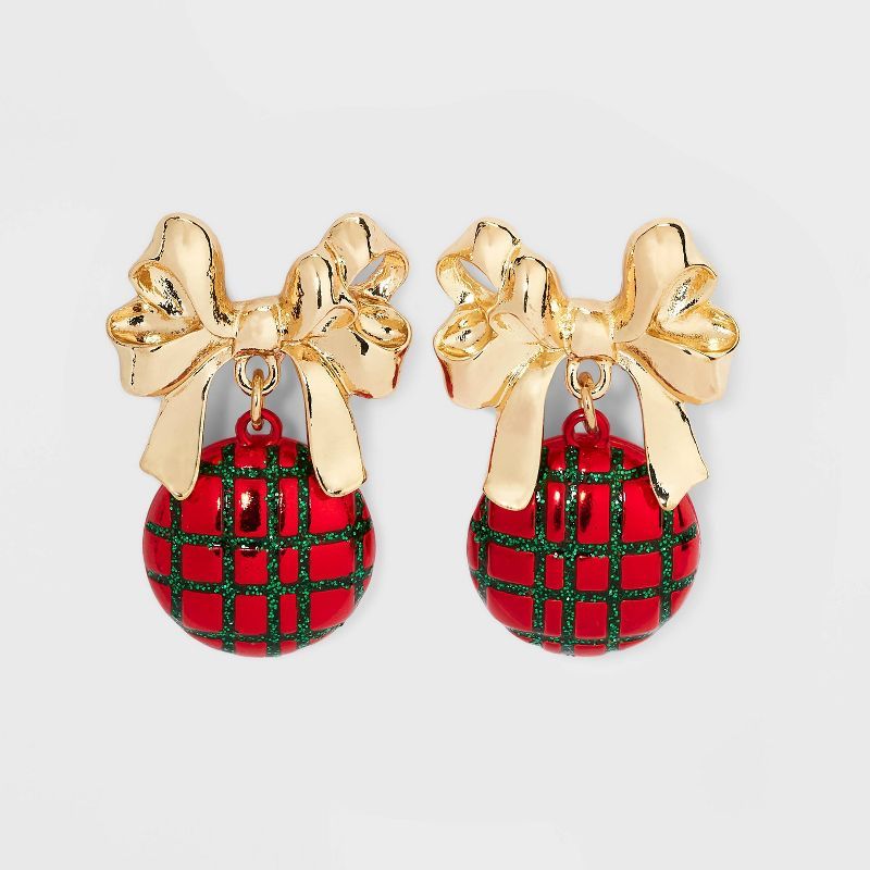 SUGARFIX by BaubleBar 'Deck the Halls' Earrings - Red | Target