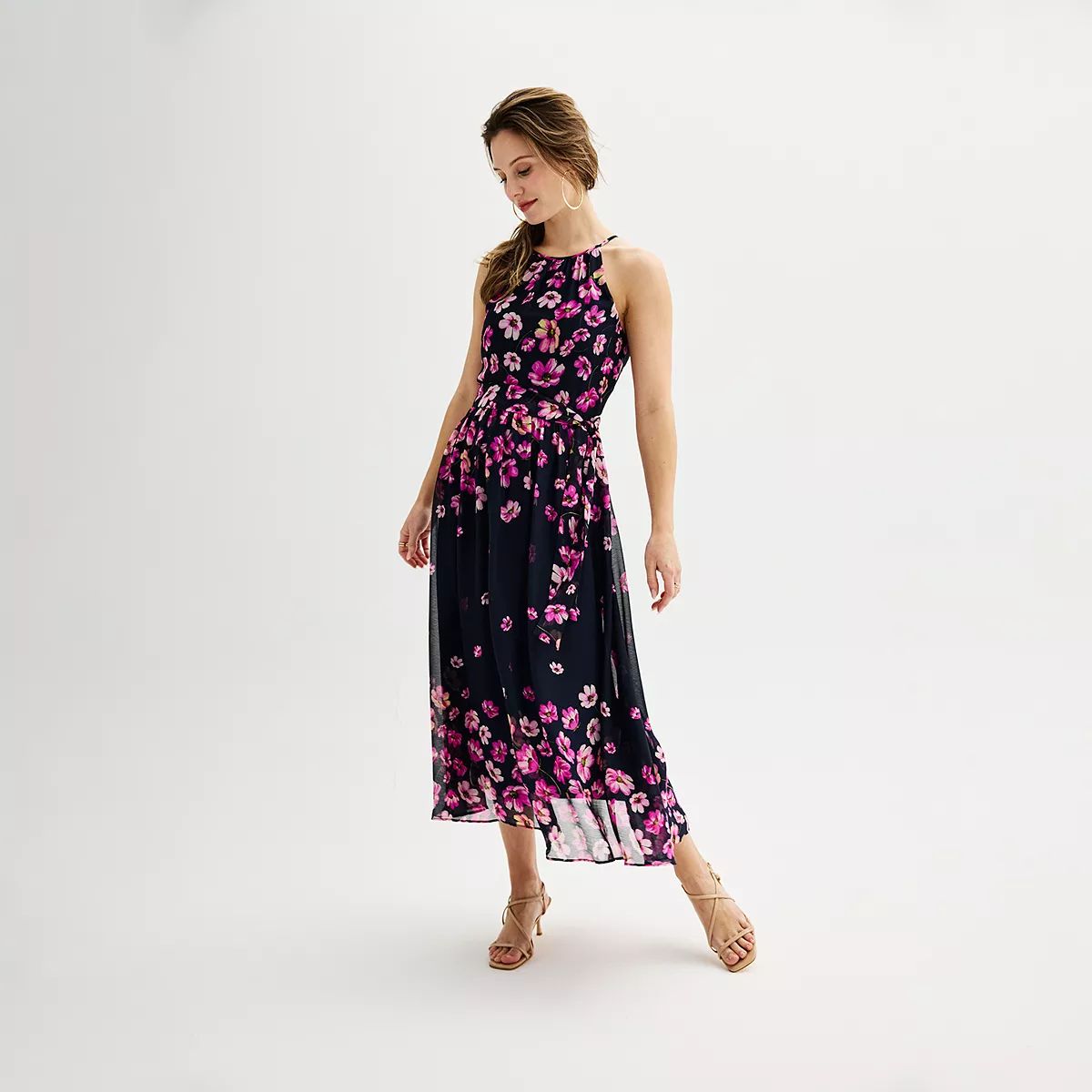 Women's Harper Rose Halter Midi Dress | Kohl's