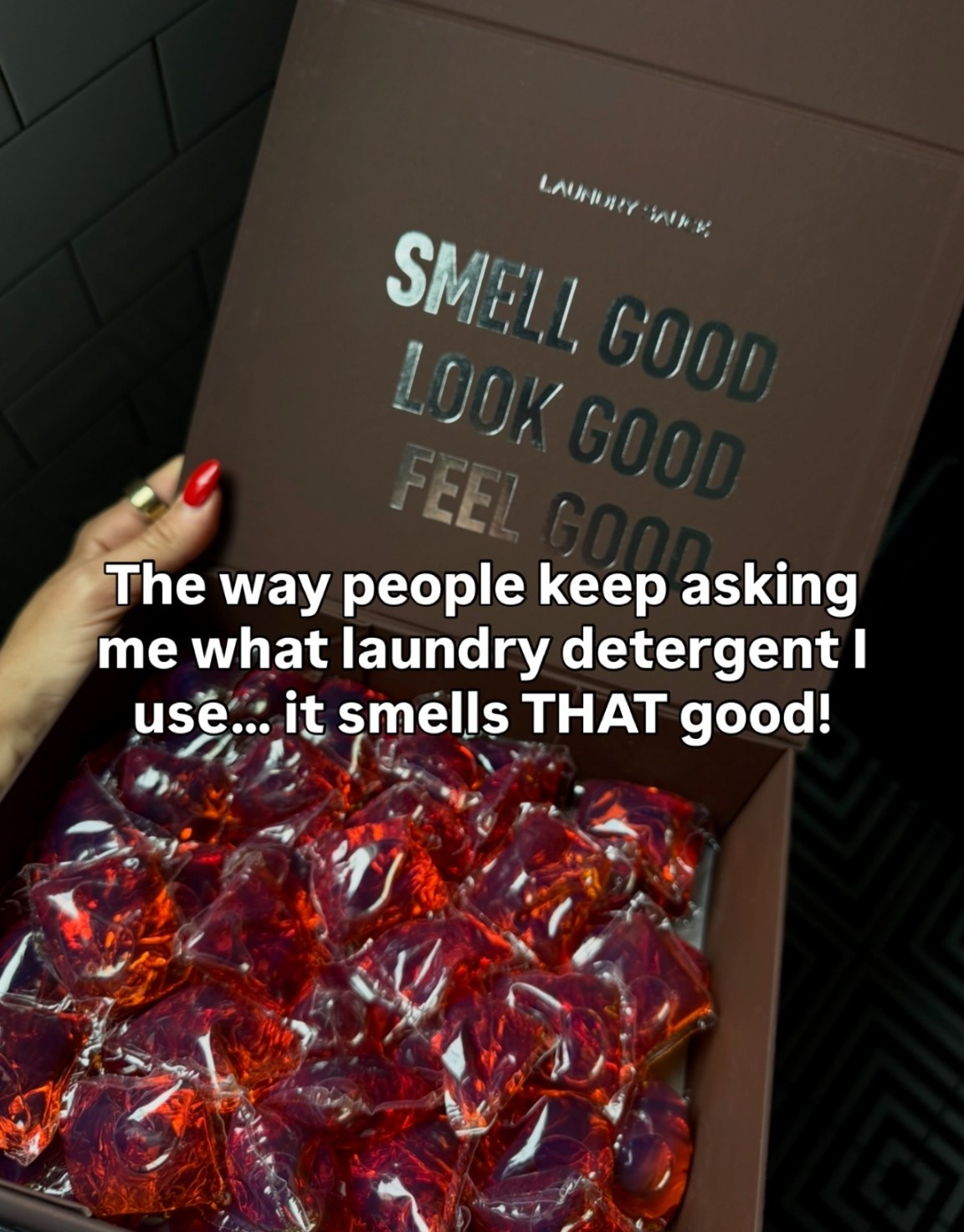 the best boujee laundry pods!! 