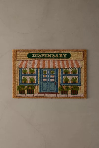 Apothecary Coir Doormat | Urban Outfitters (US and RoW)