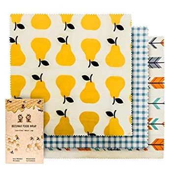 Eco Friendly Beeswax Wrap Assorted 3 Pack ? All Natural FDA Compliant Reusable Food Wrap ? Store & P | Walmart (US)