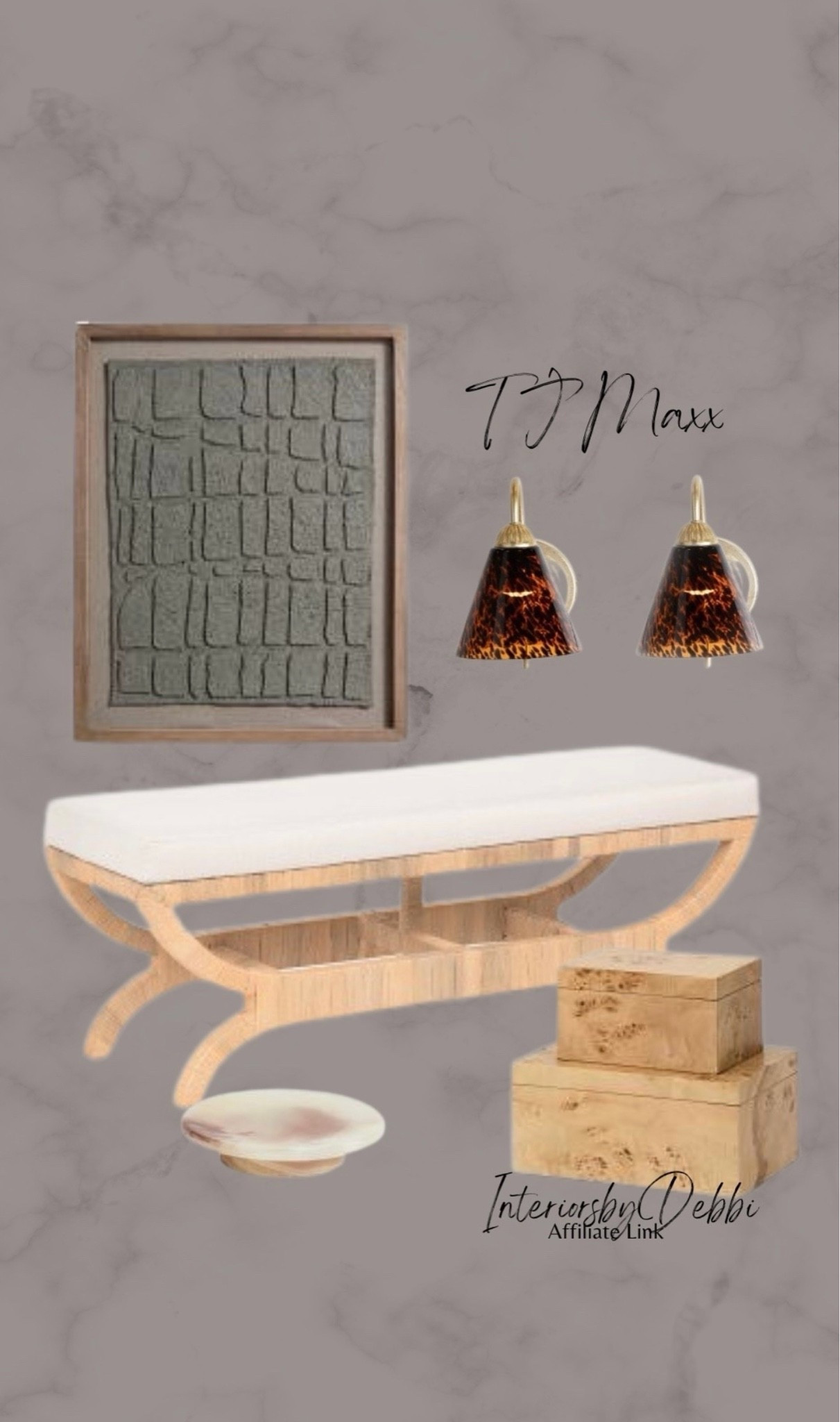 TJ Maxx Finds
Framed art, sconces, bench, transitional home, modern decor, amazon find, amazon home, target home decor, mcgee and co, studio mcgee, amazon must have, pottery. barn, Walmart finds, affordable decor, home styling, budget friendly, accessories, neutral decor, home finds, buy new arrival, coming soon, sale alert, high end look for less, Amazon favorites, Target finds, cozy, modern, earthy, transitional, luxe, romantic, home decor, budget friendly decor #tjmaxx

#LTKSeasonal #LTKHome