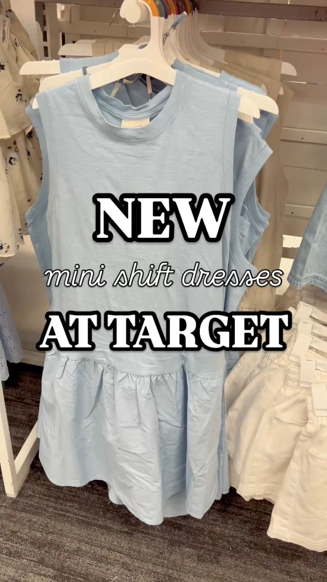 New mini shift dresses 40% off through 5/11 at Target 💙

#LTKSaleAlert #LTKStyleTip #LTKFindsUnder50
