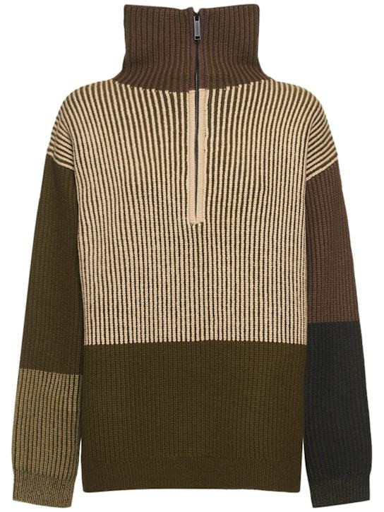 Hinterland zip knit sweater | Luisaviaroma