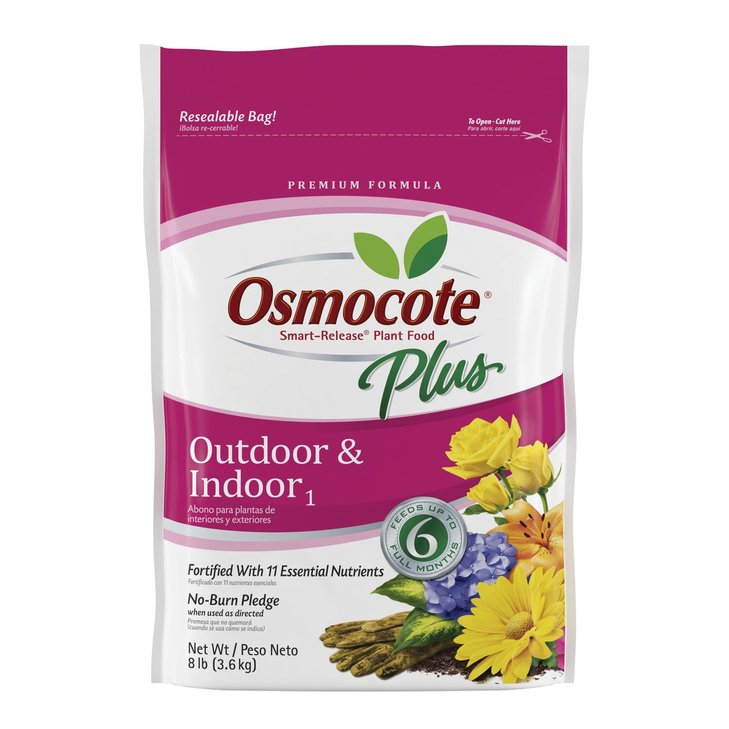 Osmocote Smart-Release Plant Food Plus Outdoor & Indoor₁, Granular Fertilizer with 11 Essential... | Amazon (US)