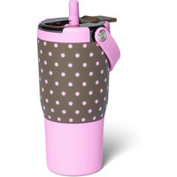 BruMate Resa Flip 20 oz Tumbler in Mocha Dot | Glik's