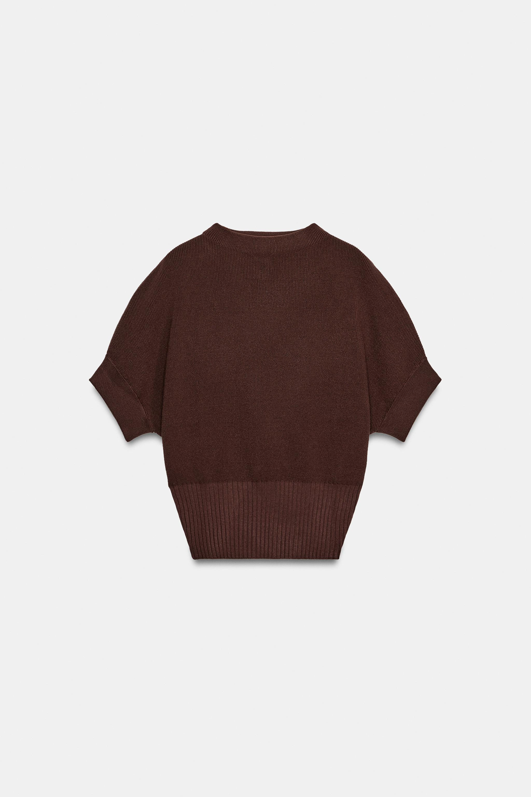 FITTED WAIST KNIT TOP | Zara US