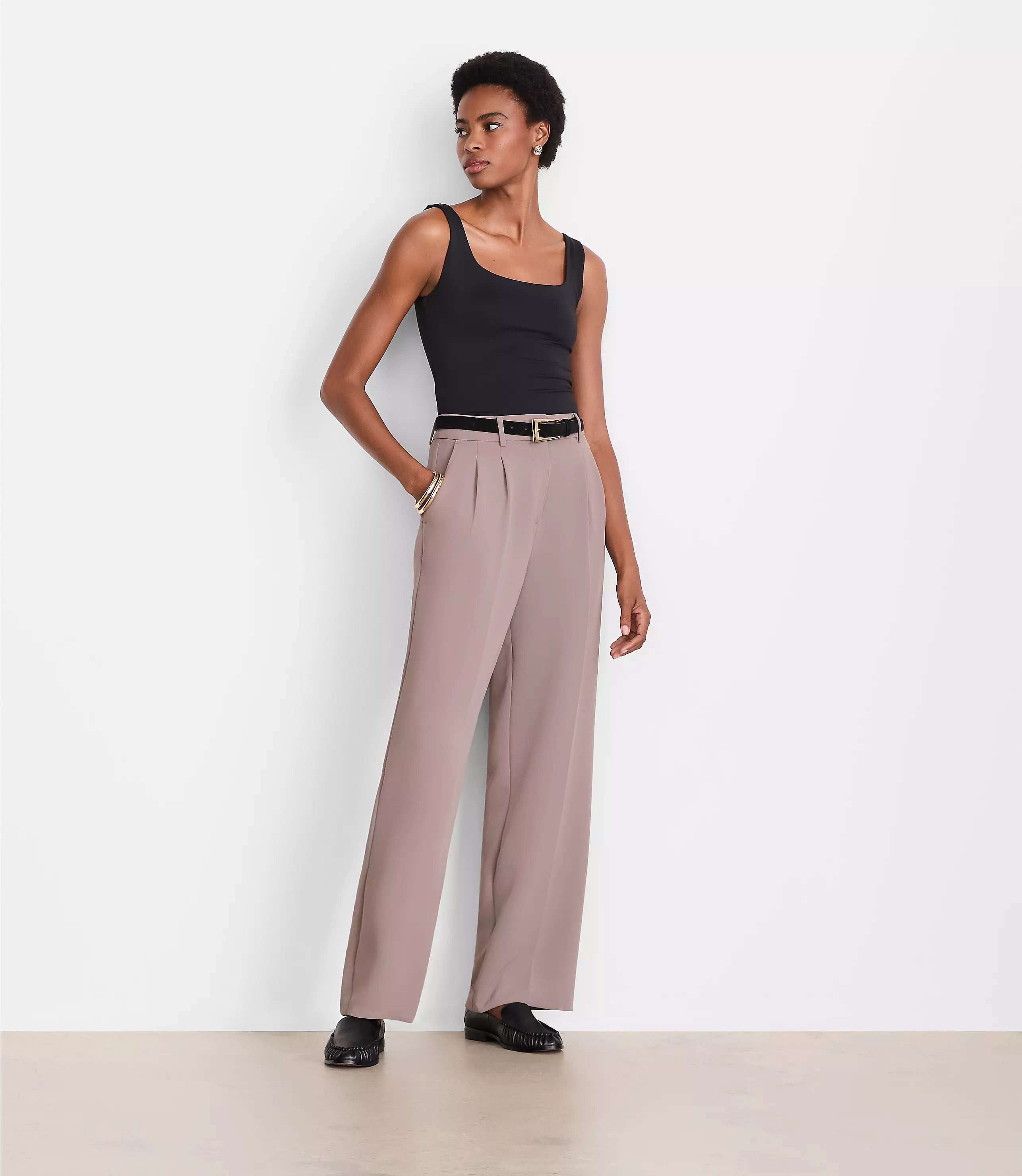 LOFT Versa 360 Knit Square Neck Tank Top | LOFT