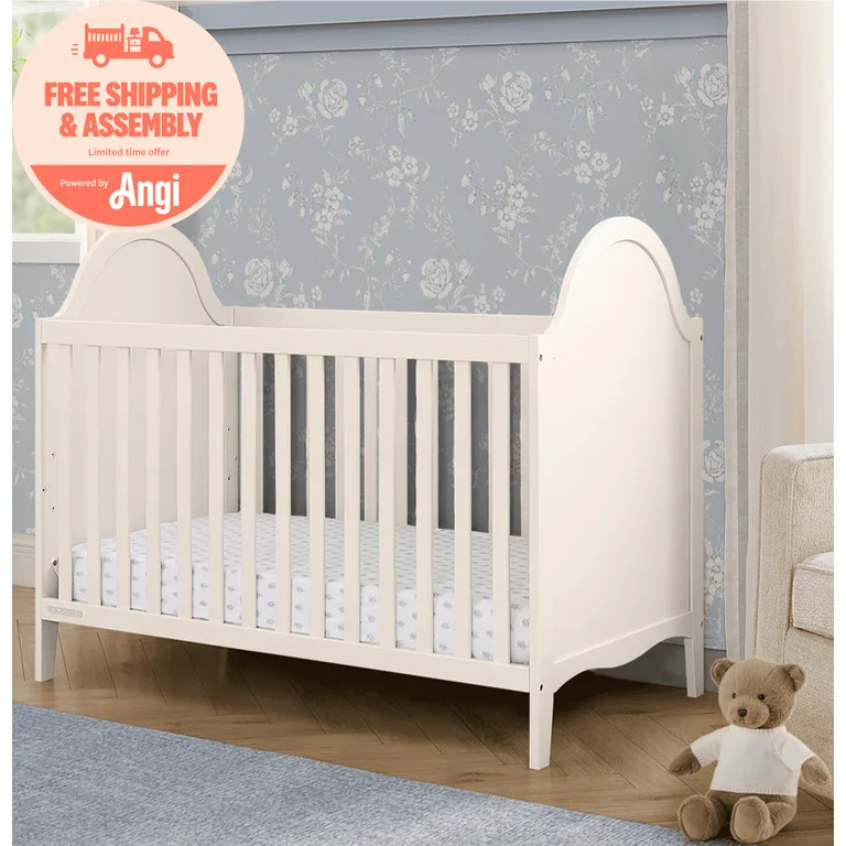 Delta Children Willa 4-in-1 Convertible Crib, Soft Beige | Walmart (US)