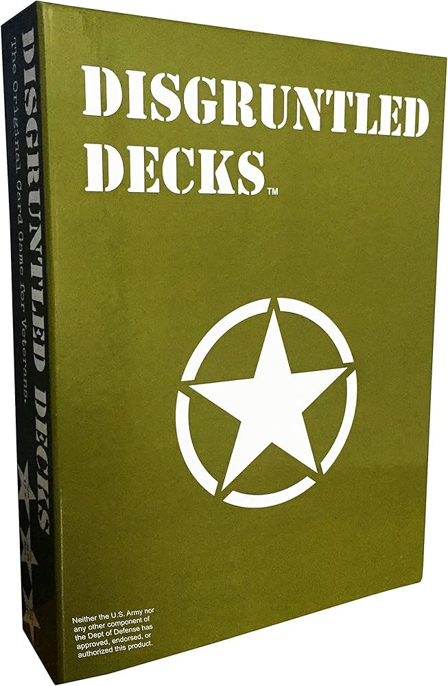 Disgruntled Decks - The Original Military Party Card Game for Veterans - Army-Themed Deck | Amazon (US)