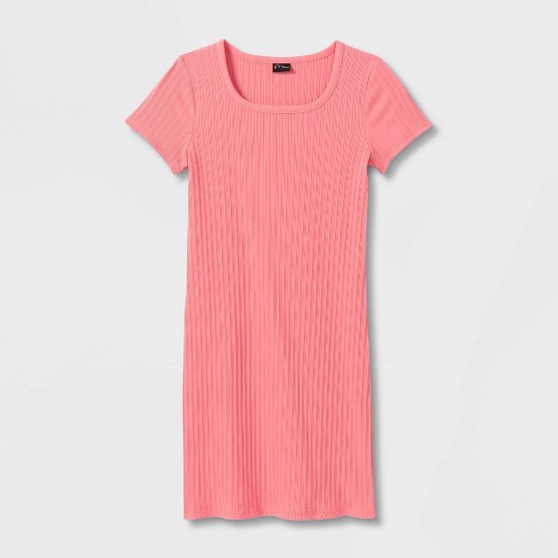 Girls' U-Neck Knit Dress - art class™ | Target