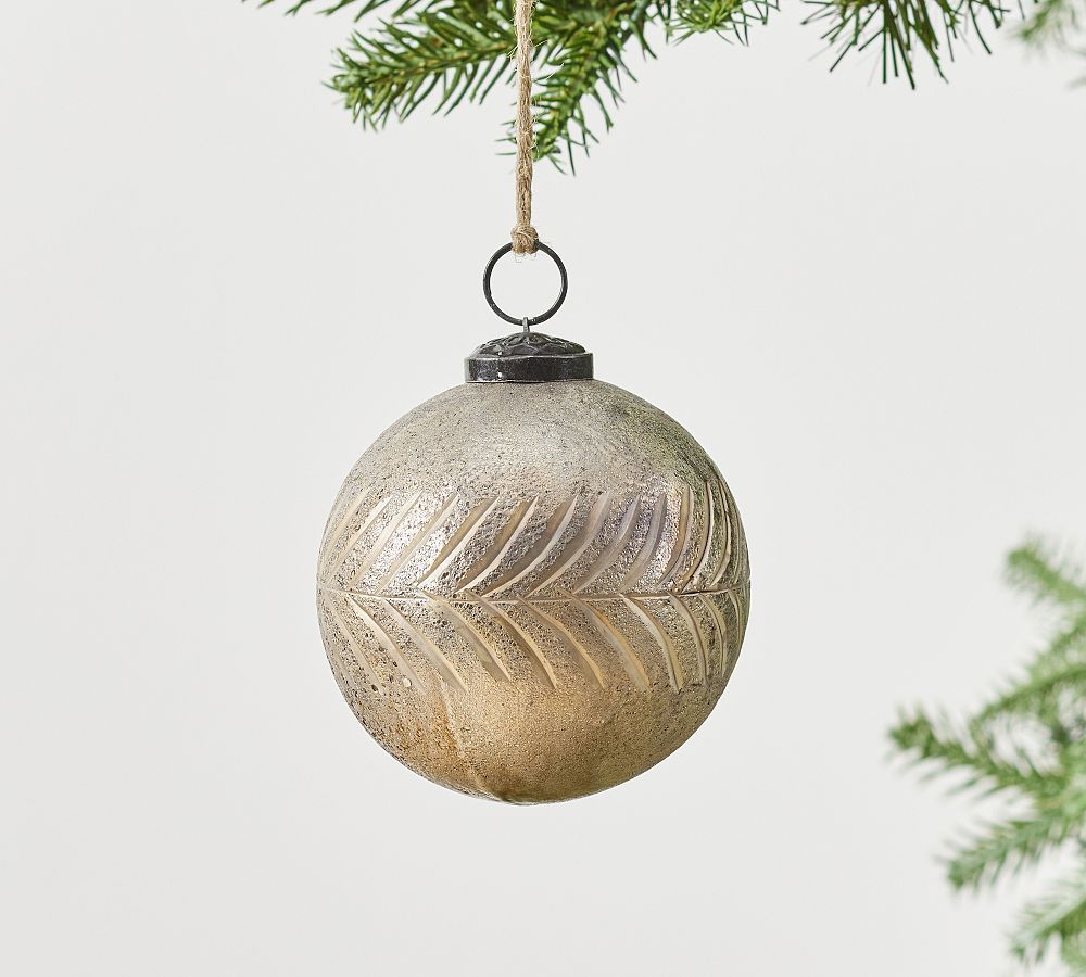 Printed Sphere Ornament | Pottery Barn (US)