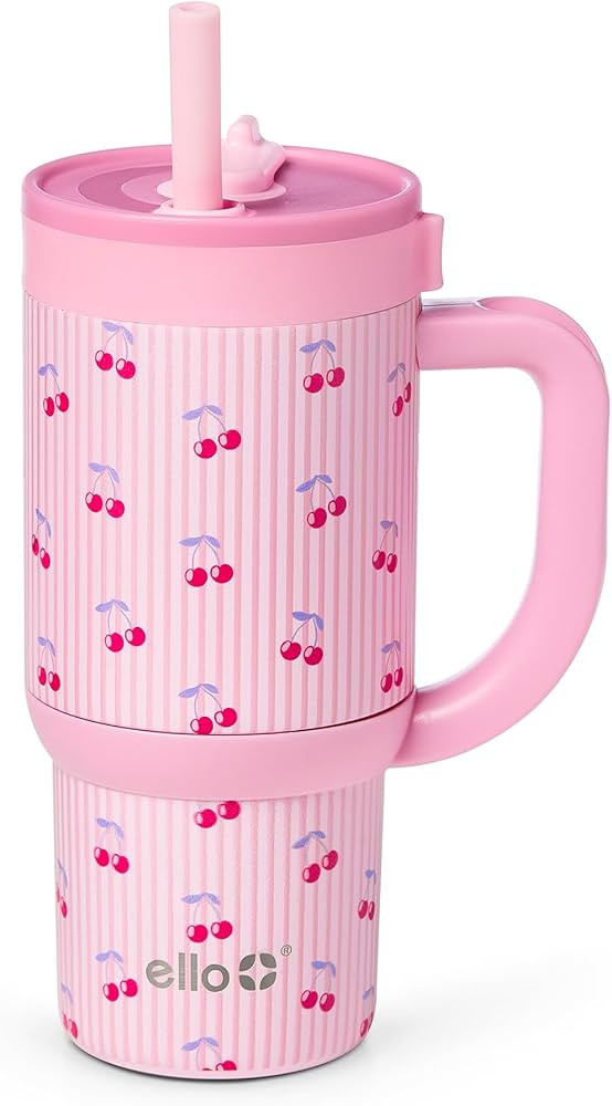 Ello Oasis 14oz Stainless Steel Toddler Tumbler with Handle & Retracting Straw, 100% Leakproof, D... | Amazon (US)