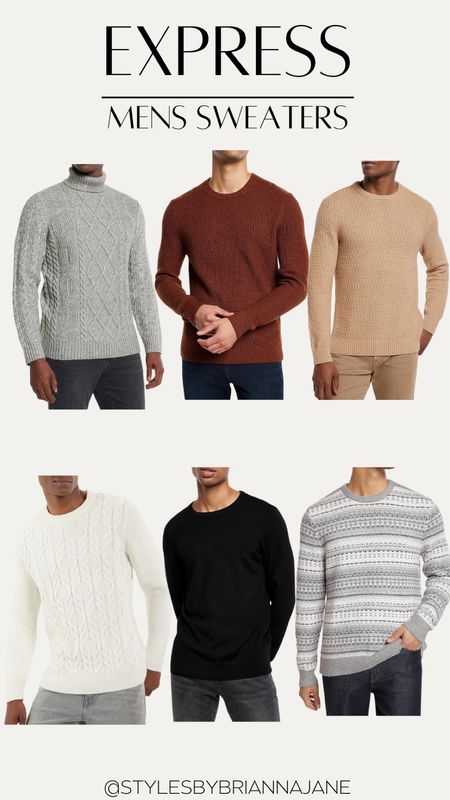 Men’s sweaters. Mens look. Express sweaters. Men’s holiday style. 

#LTKsalealert #LTKmens #LTKSeasonal