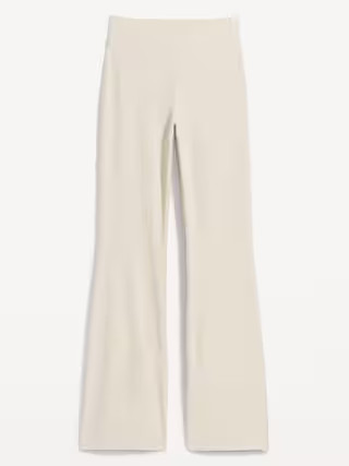 Extra High-Waisted PowerSoft Rib-Knit Flare Pants for Women | Old Navy (US)