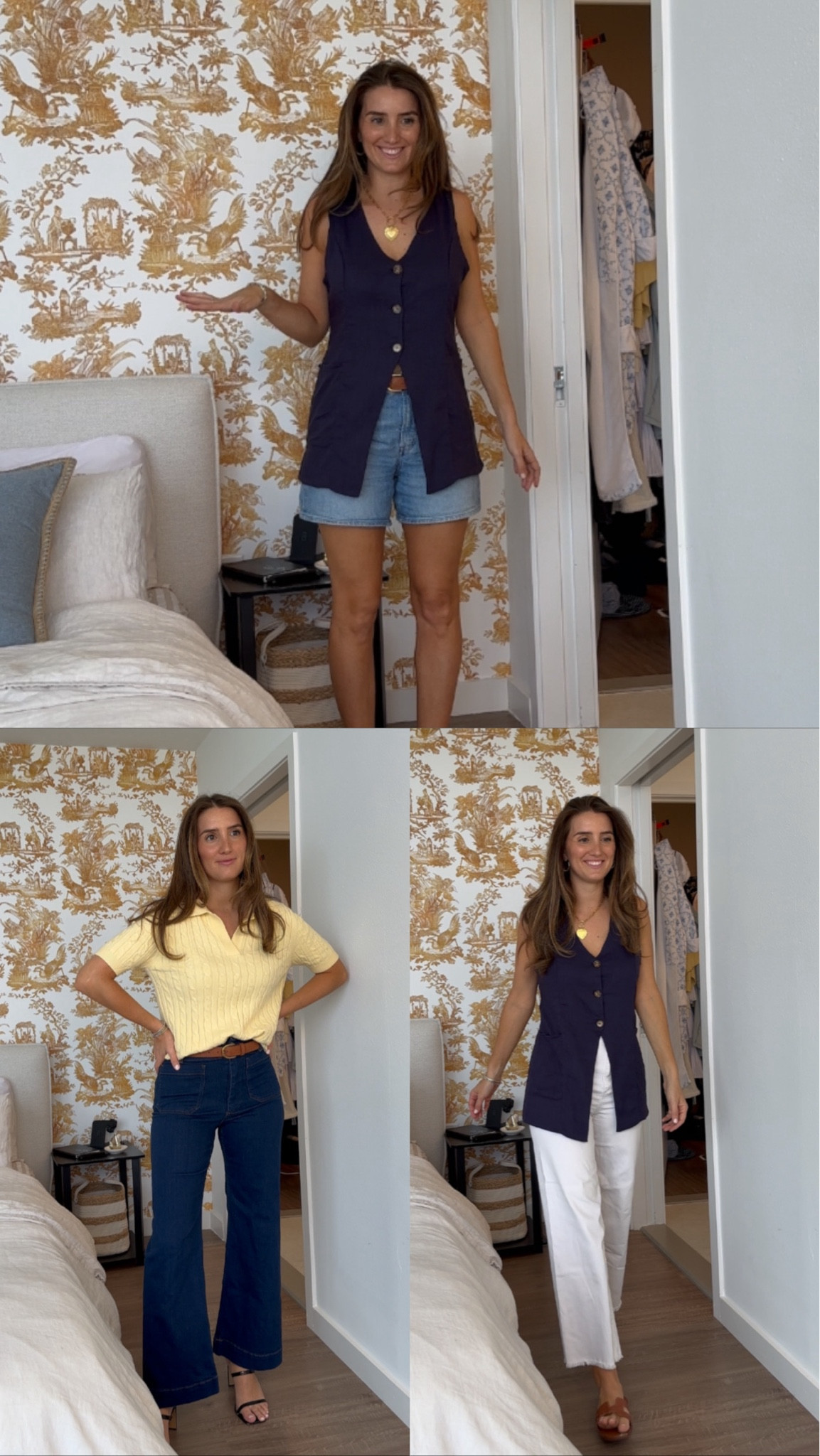 Amazon tops mixed with my favorite jeans! Tops are on sale (and part of Amazon Prime day sales!!)

LMK if you have any questions on sizing! I suggest ordering UP in jean shorts for oversized look, and ordering TTS for Anthropologie Maeve jeans (they have a great stretch).

#LTKFindsUnder50 #LTKSummerSales #LTKSaleAlert