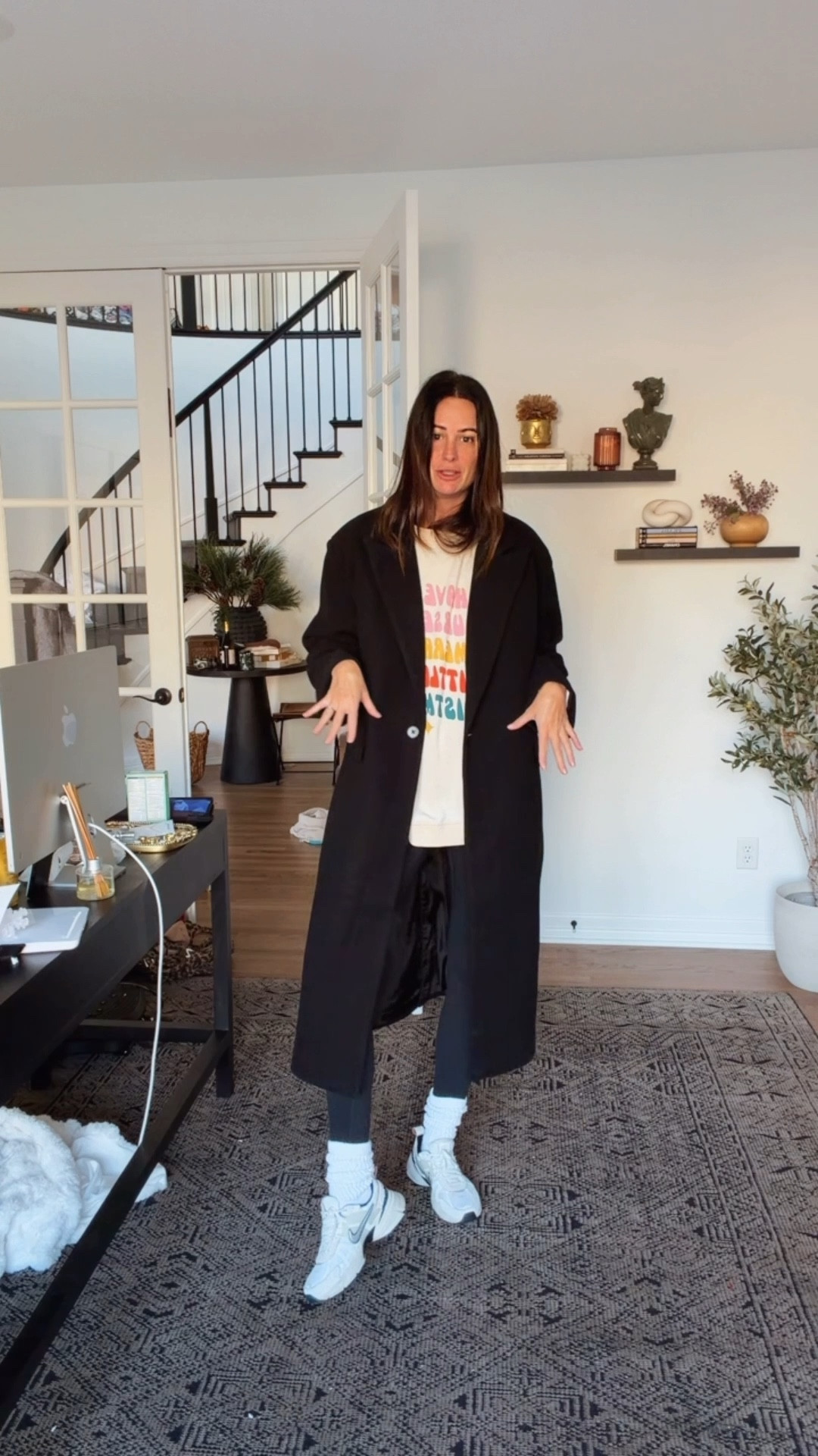 This has quickly become one of my FAVORITE coats #WalmartPartner Long black coats like this are trending so this one keeps going in and out of stock! I just saw it’s in FULL STOCK so run and grab it in your size asap! I’m wearing a size small! I linked this and some more of my fav cold weather finds from @walmartstyle below 🙌🏼 #WalmartStyle

#LTKFindsUnder100 #LTKGiftGuide #LTKHoliday