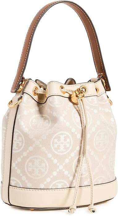 Tory Burch Women's T Monogram Bucket Bag | Amazon (US)