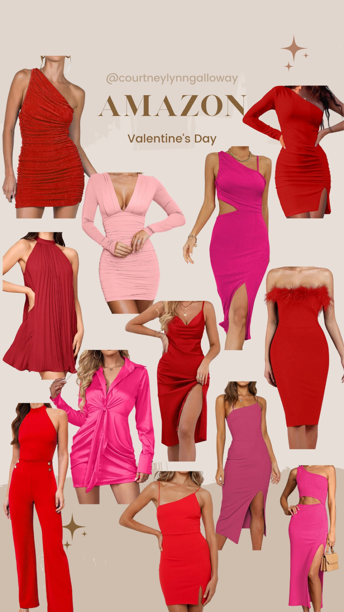 Valentine’s Day outfit inspo! A bunch of dress options in pink and red!

#valentinesday #vday2023 #vday #valentinesdress #reddress #pinkdress #datenight

#LTKstyletip #LTKFind