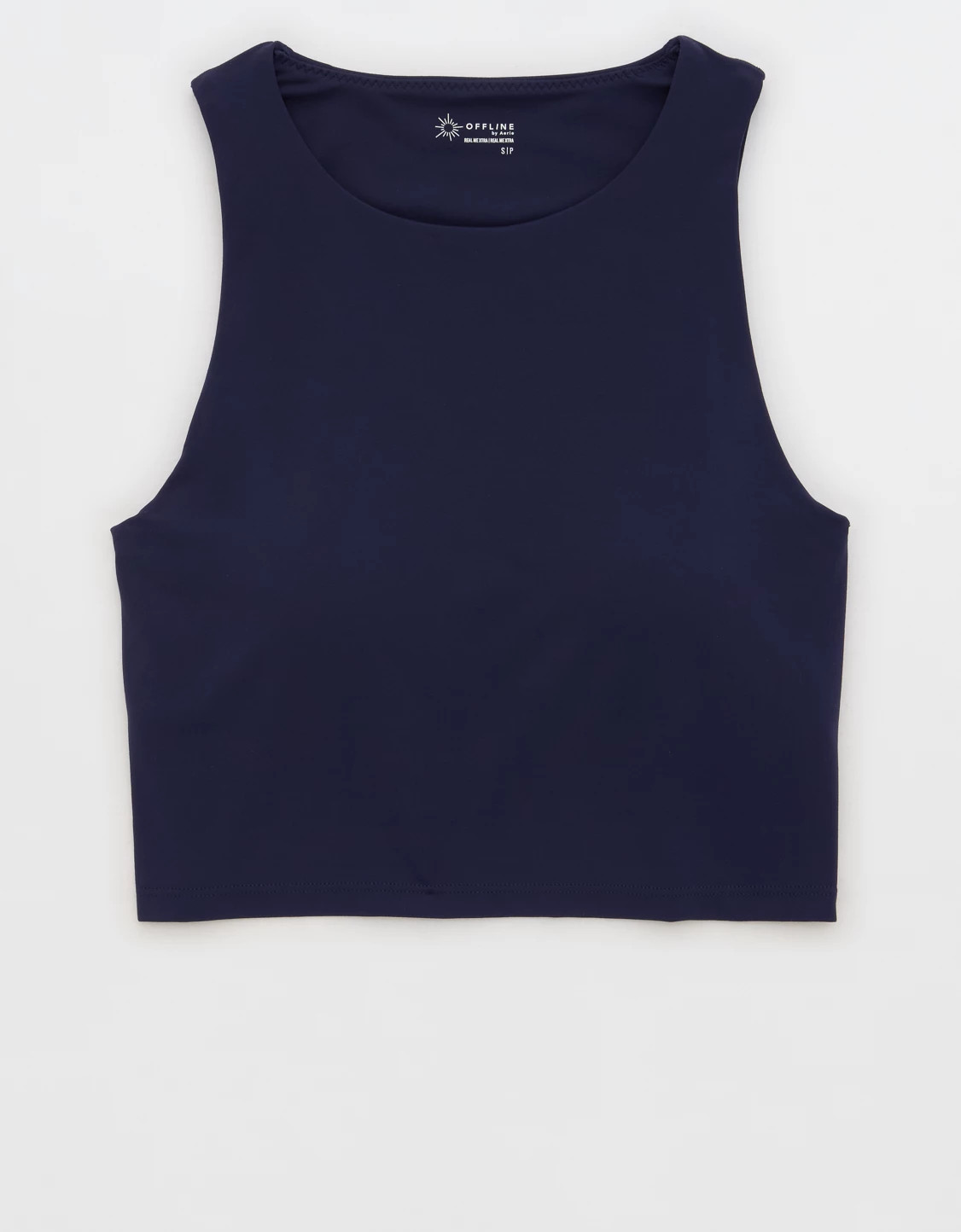 OFFLINE By Aerie Real Me XTRA High Neck Longline Sports Bra | Aerie