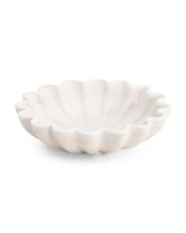 Marble Fluted Bowl | TJ Maxx