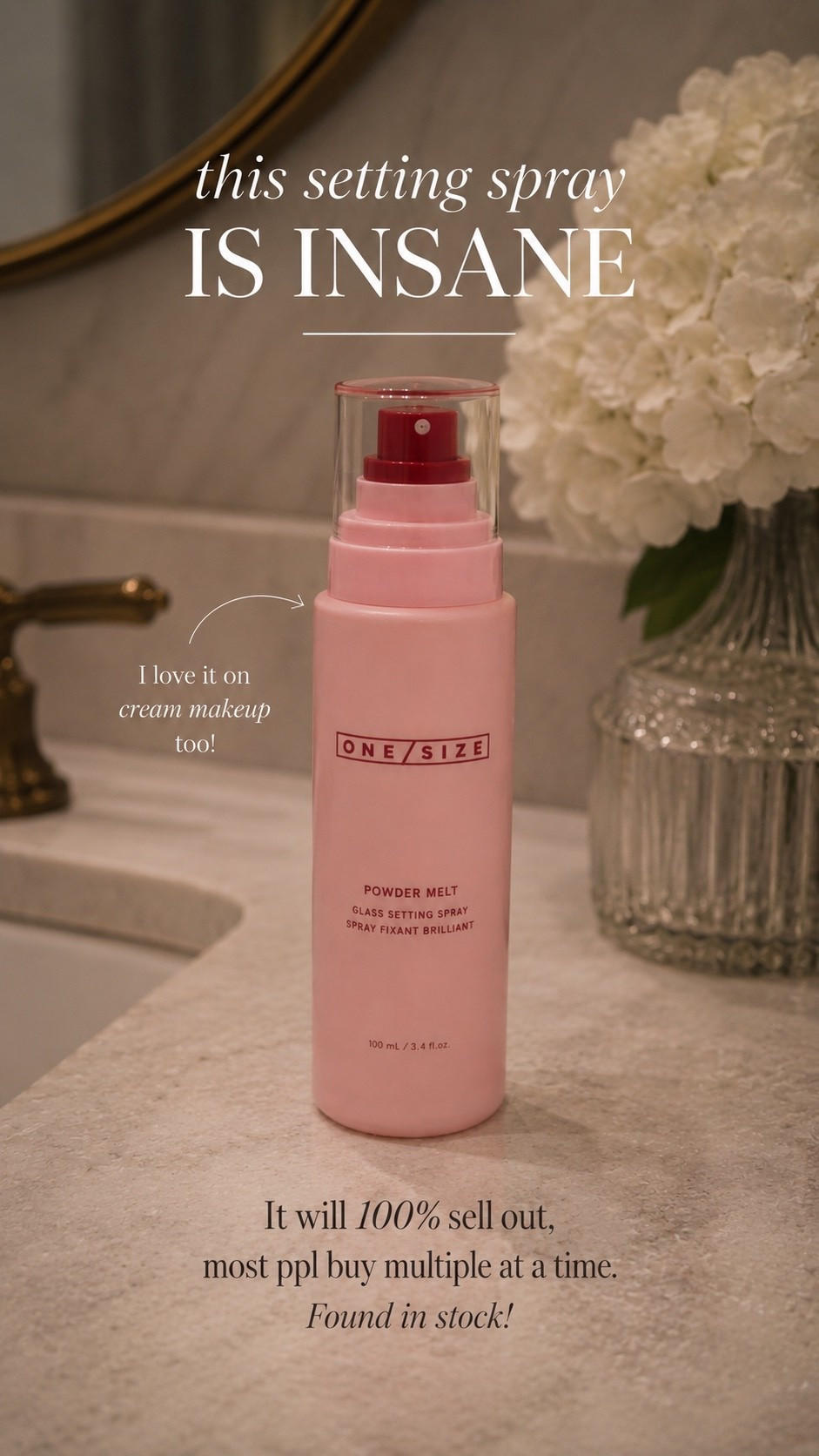 The setting spray that actually changes your makeup💕
Blurs, melts, and locks everything in without feeling heavy
I reach for it even on full cream days… not just powder!!! 

Beauty. Setting spray. Makeup.

#LTKBeauty #LTKgrwm #LTKmorningroutine