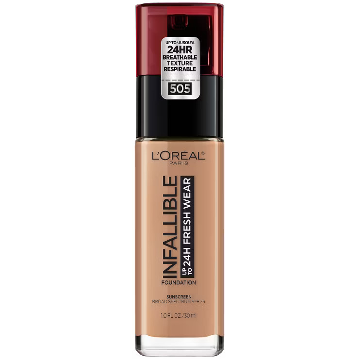 L'Oreal Paris Infallible 24HR Fresh Wear Foundation with SPF 25 - 1 fl oz | Target