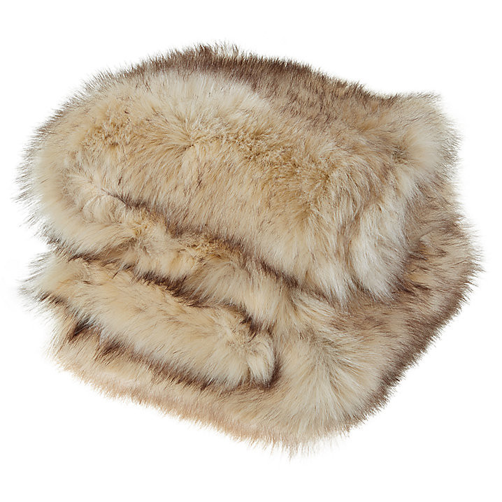 Lush Faux Fur Throw with Velveteen Back for Sofas & Beds | Ballard Designs, Inc.