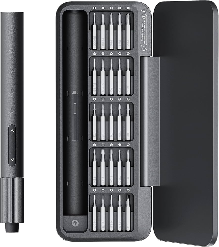 HOTO 25-in-1 Mini Electric Screwdriver, 3.7V Precision Screwdriver Set, USB-C Rechargeable, Compa... | Amazon (US)